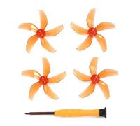 Cinque foglie for eliche Neo Eliche colorate Eliche a sgancio rapido Pala a basso rumore for Neo(4PCS Orange)