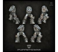 Cinque Modelli Di Corpi Prime Strikers Puppetswar S350