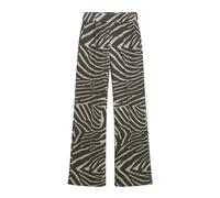 CINQUE - Pantaloni a Gamba Larga con Stampa Zebra - - Trousers - Donna - Multicolore - S