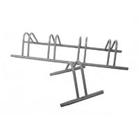 Cinque rastrelliere portabicicletta parcheggio bici da 1 posto modulare