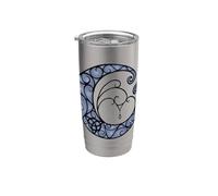 Cinque Solas Christian Trinity Triquetra Luna Bicchiere termico in acciaio inox doppia parete