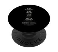 Cinque Solas Riforma Riforma Teologia Scrittura Bibbia Dio PopSockets PopGrip Adesivo