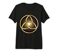 Cinque Solas Trinità Cristiana Triquetra Maglietta Premium