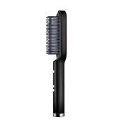 Cinque temperature per un riscaldamento rapido della spazzola per capelli lisci(Black,UK)