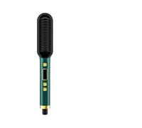 Cinque temperature per un riscaldamento rapido della spazzola per capelli lisci(LCD Green,US)