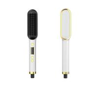 Cinque temperature per un riscaldamento rapido della spazzola per capelli lisci(LCD White,AU)
