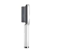 Cinque temperature per un riscaldamento rapido della spazzola per capelli lisci(White,AU)