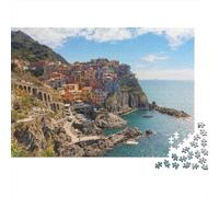 Cinque Terre 1000Pezzi Puzzle Riciclabile Adulti Accessori per Tempo di Gioco in Famiglia Ottimo Regalo per Tutte le Occasioni 70x50cm/1000pcs