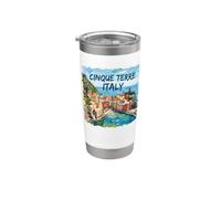 Cinque Terre Italia Bicchiere termico in acciaio inox doppia parete