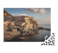 Cinque Terre, Italia|Case colorate sulle scogliere| Puzzle Divertenti Per Tutta La Famiglia 1000pcs (75x50cm) Adulti