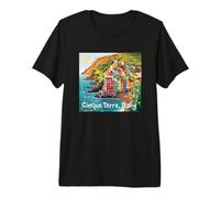 Cinque Terre Italia Maglietta Premium