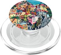 Cinque Terre Italia Minimalista PopSockets PopGrip per MagSafe