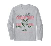 Cinque Terre La Vita è Meglio In Riviera Liguria Italia Maglia a Manica