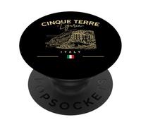 Cinque Terre Liguria Bandiera Italia Riviera PopSockets PopGrip Adesivo