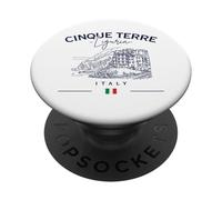 Cinque Terre Liguria Bandiera Italia Riviera PopSockets PopGrip Adesivo