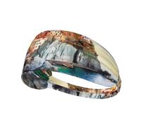 Cinque Terre Scenery Fascia elastica per esercizi per donne e uomini