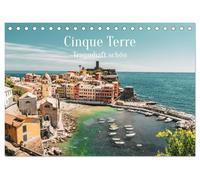 Cinque Terre - Traumhaft schön (Tischkalender 2027 DIN A5 quer), CALVENDO Monatskalender: Ein stimmungsvoller Wandkalender mit beeindruckenden ... Küstenlandschaft der Cinque Terre.