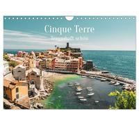 Cinque Terre - Traumhaft schön (Wandkalender 2027 DIN A4 quer), CALVENDO Monatskalender: Ein stimmungsvoller Wandkalender mit beeindruckenden ... Küstenlandschaft der Cinque Terre.