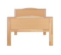 Cinque varianti elegante letto 90x220 ANCHE x ANZIANI in Faggio V-60.70-09-220