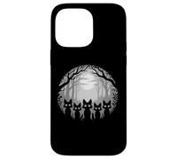 Cinque Volpi Al Chiaro Di Luna Foresta Notte Halloween Volpe Custodia per iPhone 14 Pro Max