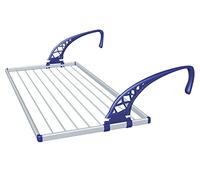 Cinquepalmi N 1, Stendibiancheria da balcone in alluminio cm 53x108.