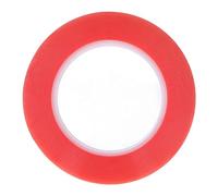 Cinta adhesiva de doble cara en forma de anillo para PET, junta adhesiva impermeable de alta viscosidad, almohadilla de cinta roja de doble cara para la fijación del compartimento (15 mm)