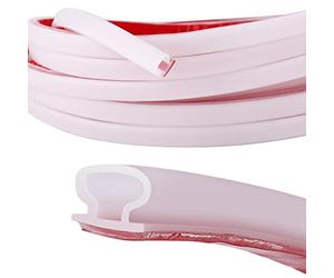 Cinta de Sellado para Puertas, Cinta de Goma para Sellar Puertas Ventanas Anticolisión Insonorizadas a Prueba de Polvo Autoadhesiva (Bianco, 15m)