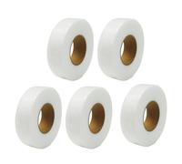 Cinta de Tela Autoadhesiva - 49,99 Metros x 3,05 Centímetros Cinta de Tela de Doble Cara | 5 Rollos de Parche Adhesivo para muebles, PE alfombras, toldos, fundas, sofás, chaquetas, pantalones