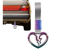 Cinta di manico a forma di cuore - Anello auto decorativo, accessorio per rivestimento automobilistico creativo | Avviso di avvertimento del paraurti posteriore, manico divertente per autobus del tren