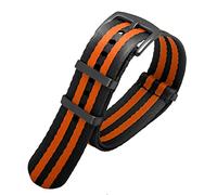 Cinta di orologi da 20 mm da 22 mm con cinturino in nylon , per Guarda gli uomini di sostituzione a strisce militari di Seiko Mido