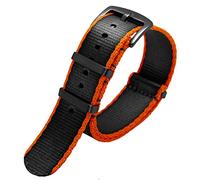 Cinta di orologi da 20 mm da 22 mm con cinturino in nylon , per Guarda gli uomini di sostituzione a strisce militari di Seiko Mido