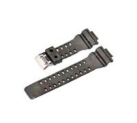Cinta di orologio in gomma adatto per casio adattamento per sostituzione g-shock mimetico nero sport accessori per orologi da guardia da orologio da 16 mm (colore: nero, dimensione: 16mm) Interesting