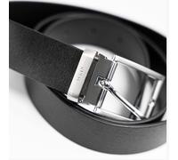 cintura uomo GUESS classic cintura regolabile h 3,5 cm MARRORE NERO 95 scelta=P