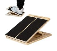 Cinta in legno - Efficace, di schiuma di yoga, salvataggio spaziale | Scheda inclinata baretiera | Scheda inclinatta della barella a piede regolabile, tavola inclinata per per vitelli