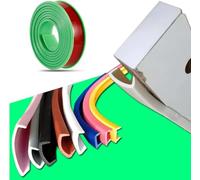 Cinta para Bordes de Muebles, Banda en U, Bordi per Tavoli in Legno, Profilo per ante Armadio, Profilo da Inoltrare per Mobili per Armadio, Tavolo, Piano di Lavoro, Paraspigoli (Verde,3m×30mm)