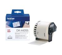 Cinta per etichette Brother DK-44205 62mm x 30,48m termica rimovibile QL