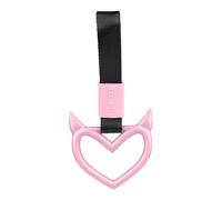 Cinta per manico al cuore - Cinghie per maniglia 'auto | Auto Drift Charm | Devil Heart gestisce gli anelli | Anello di avvertimento delle auto | Autobus decorativo della metropolitana | Installaz