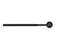 CINTACOR | Aste per Tende Senza Forare, Astina Adesiva, Bastoni per Tende Allungabili, Modelo Insustriale in Metallo, Installazione Facile senza Fori | Diametro 10mm | 1 unità | Nero, 60-110cm