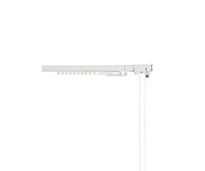 CINTACOR M258321-Binario Estensibile Economico 120-210 cm, Colore: Bianco