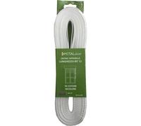 Cintino tapparella in cotone grigio con righe bianche 22 mm x 12mt 25 gr Grigio - bianco