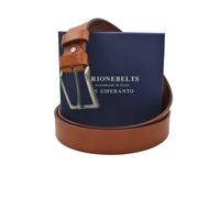 Cintura 3,5 cm Super Resistente in vero cuoio di toro e Fibbia nichel free