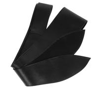 Cintura a Fiocco in Similpelle per Abiti Donna, Nera | Taglia, Fascia Ampia dal Tocco Morbido, Stile Elegante per Lavoro e Appuntamenti