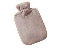 Cintura Ad Acqua Calda 2PCS Water Injection Rubber Hot Water Bottle Plush Hot Water Bag Hand Warmer Heat Pack Belly Foot Water Heating Pad Borsa Dell'acqua Calda In Gomma(Grey 2000ml)
