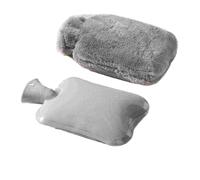 Cintura Ad Acqua Calda 2PCS Winter Plush Hot Water Bag Pvc Explosion Proof And Heat Resistant Hand Warm Waist Bag Suitable For Home Bedding Gifts Borsa Dell'acqua Calda In Gomma(2pcs Grey 2000ml)