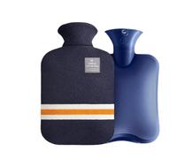 Cintura Ad Acqua Calda Water-filled PVC hot water bag for hot compress and stomach warming Thickened explosion-proof portable velvet hand warmer bag Borsa Dell'acqua Calda In Gomma(Deep blue-1000ml)