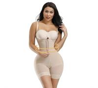 Cintura Addominale Da Donna Guaina modellante for tutto il corpo con spalline staccabili, dimagrante for la pancia, post-parto, push-up, solleva-glutei per il supporto addominale(Skin T1054,S)