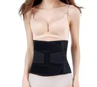 Cintura addominale postpartum, belly wrap per donna, cintura riabilitativa, adatta per sostenere l'addome inferiore (M-L)