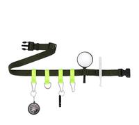 Cintura all'aperto per bambini, set di esploratori per l'avventura, cintura con bussola, fischietto per bambini, lente d'ingrandimento, pinzetta antistatica, cintura per esterni, leggera, giocattolo