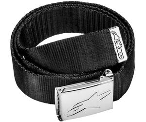 Cintura Alpinestars Ageless Web nera con fibbia cromata