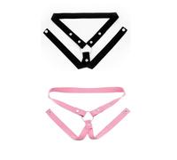 Cintura ausiliaria da uomo più ampia e confortevole a due vie e a tre vie elastica (Nero,Rosa, A tre vie)